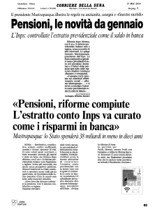2010 - Rassegna Stampa Antonio Mastrapasqua