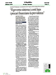 2013 - Rassegna Stampa Antonio Mastrapasqua